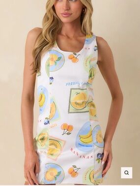 Prosperina Astrid Multi Print Reversible Mini Dress